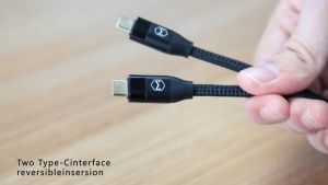 MCDODO ORIGINAL 100W TYPE C TO TYPE C CABLE ALUMINIUM ALLOY SHELL DURABLE USB C TO USB C CABEL 4K AUDIO VIDEO SYNC BRAIDED CABLES