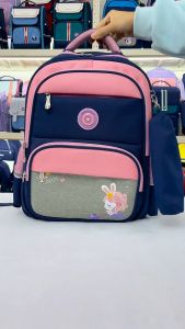 💢Ready Stock]💢Primary School Students Schoolbags Girls Boys Ridge Protection Lightweight Childrens Backpacks 4-6 Grade Schoolbag