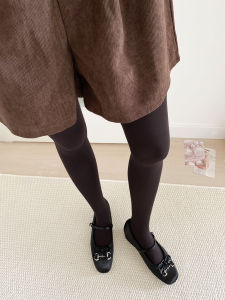 Aesthetic Coffee Color High-End Feelings Leggings Black Coffee 80D Silk Tights Slimming Underwear Womens Autumn Season