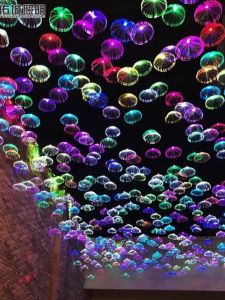 ไฟฟางลางสีสันสดใสแบบเปลี่ยนสีได้ ไฟฟ้าแสงโซล่าเซลล์แบบติดตั้งกลางแจ้ง ไฟตกแต่งบรรยากาศแบบไร้สาย ไฟฟางลางสีสันสดใสแบบติดตั้งกลางแจ้ง