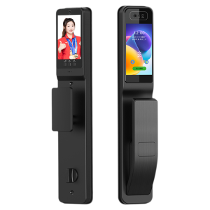 KANGTING | Khóa Cửa Thông Minh Tự Động Hoàn Toàn có 2 Màn Hình và 2 Camera Vân Tay và Mật Khẩu Điện Tử