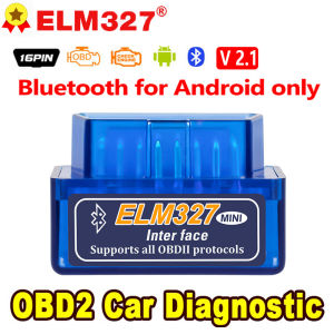 AUTOFun ELM327 V2.1: Alat Diagnostik Mobil Bluetooth Pembaca Kode OBD2 Mini Pemindai OBD