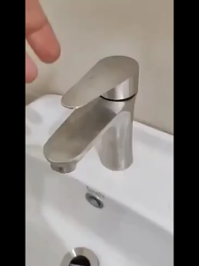 304 Stainless Steel Basin Faucet 304 Bathroom Faucet Cold Tap Hot and Cold