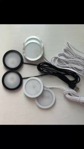 USB LED spotlight 3W dc5v RGB with remote jewelry cabinet showcase counter lamp ceiling USB plug 2 in one  spot light