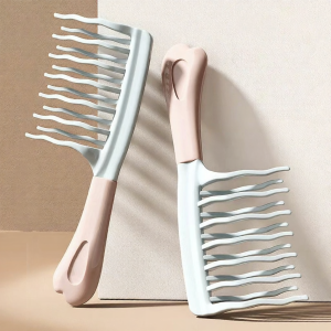 GUOQI | Lược Gợn Dập Chống Tĩnh Điện Không Gãy Rụng Răng Rộng