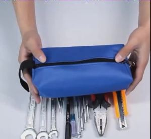 Túi Đựng Dụng Cụ Bằng Vải Canvas Dày Chống Thấm Nước Có Khóa Kéo Dành Cho Dụng Cụ Nhỏ - Túi Đựng Tua Vít Cờ Lê Nhíp Mũi Khoan Đa Năng Chất Liệu Vải Oxford