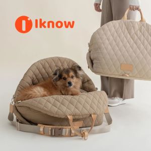 ฉันรู้ว่ากระเป๋าที่ใส่สัตว์เลี้ยงพับเก็บได้แบบพกพา | มือถือ & Tali Bahu | เหมาะสำหรับแมวและสุนัขขนาดเล็ก