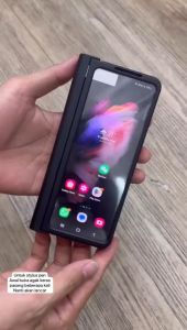 FLIP COVER CASE SAMSUNG Z FOLD 3 / Z FOLD 4 / Z FOLD 4 / Z FOLD 5 / Z FOLD 6 + ANTI GORES COVER CASING CASE FREE STYLUS