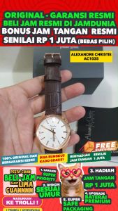 JAM TANGAN ALEXANDRE CHRISTIE PRIA ORIGINAL 1035 AC1035M2 - Men NG - Kulit - Coklat