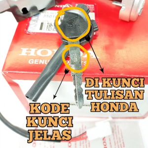 KUNCI KONTAK ASLI ORIGINAL HONDA KYZ SOCKET 2 KUALITAS ASLI ORIGINAL HONDA AHM PRESISI DIJAMIN AWET DAN MANTAP SUPRA X 125 HELM IN KARBU