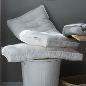 Simple Design Ultra Soft down Alternative Pillow Core Low Profile Japanese Style Five Star Fiber Pillow Washable Rectangular Adult Bedding