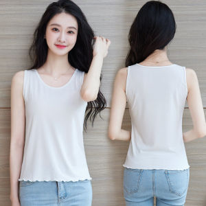 Spring Summer New Style Korean Version Slim Fit Modal Small Strap Vest Women Inner Wear Outer Wear Base Top Trendy