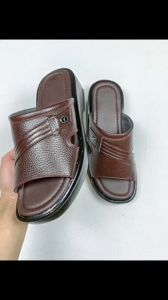 Dép nam da bò  Dép nam đế cao Dép nam cao cấp  DC 71 dép nam cho bố