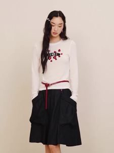 AIVEI | Comfortable Youthful Cherry Printed T-Shirt
