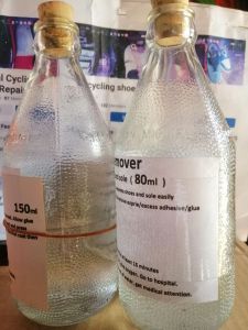kicksglue 150ml clear + primer / remover 80ml for reglue sneakers