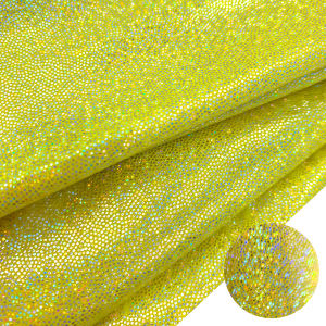 150Cm * 100Cm Ánh Kim Holographic Long Lanh Laser Vải Polyester Cho Tiệc Cưới Nền Quần Áo Búp Bê DIY Trang Trí Chất Liệu
