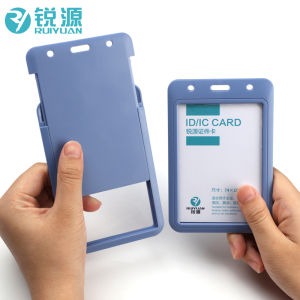 Vỏ Đựng Thẻ Bảo Vệ Bằng Nhựa Cỡ Lớn Có Khóa Kéo RBD R103 Vỏ Đựng Thẻ Công Sở Cho Học Sinh Trường Đại Học Thẻ Trang Trí Phòng Chống Từ Tính Có Dây Đeo Cổ