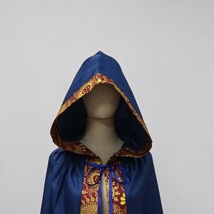 New Hot-Selling Halloween Multi-Color Long Cape Medieval Church Clergy Large Size Robe for Men and Women