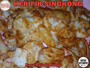 Keripik Singkong Pedas Balado 1kg