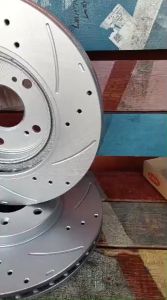 Honda CRV S9A 2002-2006 CRV SWA 2007-2012 Front Disc Rotor Set (DRILLED & SLOTTED) (2pcs - RH & LH)