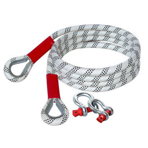 3-5M Tow Rope for Car Heavy Duty 3-10 Tons Emergency Rescue Rope with Lock Car Rescue Accessories