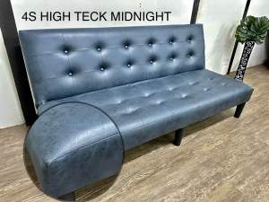 VC 168CM DURABLE FOLDABLE SOFA BED 2 IN 1 HIGH TECK FABRIC BUTTON DESIGN LIVING ROOM 4 SEATER SOFA