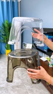 Ghế Đẩu Nhựa Chống Trượt Chất Liệu Nhựa Acrylic Trong Suốt Đa Năng Tiện Lợi Dùng Trong Gia Đình