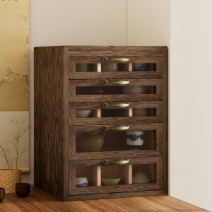 Multi-Purpose Storage Cabinet Wooden