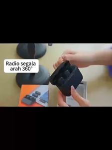 COD S-Mall K6 2 PCS Mic Microphone Wireless Clip On Jepit Lavalier Lapel Vlogger USB Type C 2.4GHz