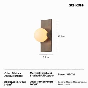 Schroff | Luxurious Neo-Chinese Style Wall Light