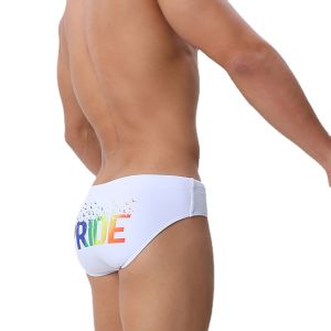 Nam Gợi Cảm Quần Đùi Quần Bơi Chặt Co Giãn In Hình Áo Tắm Đi Biển Mùa Hè Quần Thể Thao Push-Up Đồ Bơi Polyester Spandex