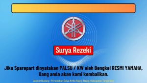 Kampas Kopling Ganda Otomatis Set Mio J Mio GT Soul GT Fino FI Xride 115 54P Original Yamaha 100%