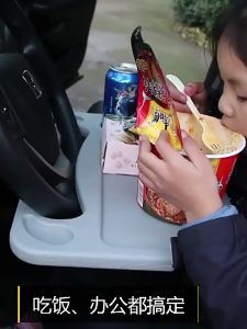 ทานอาหารในรถยนต์ขนาดใหญ่ ที่วางอาหารยึดพวงมาลัยพวงมาลัย แบบพกพา จัดเก็บง่าย ถาดสำหรับทานอาหารในรถ