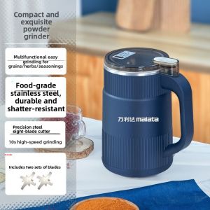 Mini Home Use Grinding Machine Ultra Fine Powder Grinder Fish Hunting Grains Cereals Wall Breaking Machine Small Appliance