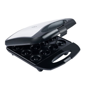 12-Hole Waffle Donut Machine Double-Sided Heating for Snacks/Desserts and More