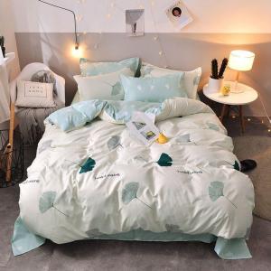 Trendy Washed Cotton Bedding Set 4PCs