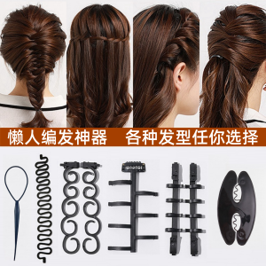 French Style Hair Accessory Set for Women Including Hair Ties Bone Straight Hair Tools for Lazy People