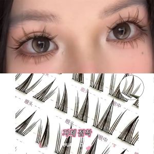 Self กาวสีน้ําตาล Sunflower Lashes มังงะขนตาปลอมธรรมชาติขนาดใหญ่ความจุอะนิเมะขนตาแต่งหน้าอะนิเมะขนตา
