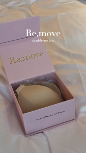 Remove Double Up Bra – Invisible Adhesive Support for Backless & Strapless Outfits Wedding Gowns