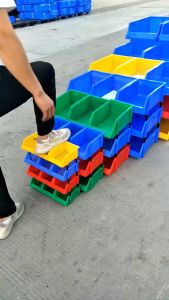 Plastic Stackable Storage Bins Parts Storage Organizer Garage Storage Bins Small Parts Container Garage Organization And Storage Supplies