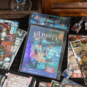 Mr. Paper 30/60/90pcs Retrospective Voice Cut Film Sticker Book Creative Handbook DIY Scrapbook Notebook Mugs Dairy Laptop Card