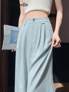 La Chapelle | High Waist Drapey Straight Leg Pants