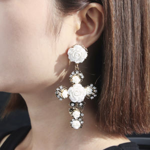 Her Lab Jewelry | Lion Head Earrings Big Coin Gold Circle Dangle Baroque Animal Earrings Vintage 80s Women Accessories Gift Promo sale Foundation Safeguard