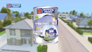 Sơn ngoại thất cao cấp Nippon WEATHERGARD PLUS+ (1lít).  Là loại sơn nước chịu thời tiết tuyệt vời với độ bền màu cao.