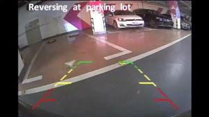EU License Plate Frame Number Camera Rear View Backup Camera Night Vision for Parking and Reversing Fit European and UK Vehicles