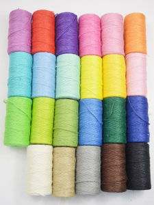 2mm23 Color Colored Hemp Rope Hemp Thread Handmade DIY Woven Packaging Photo Wall Decoration Bottle Material Jute Rope