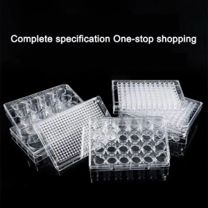 Sterile 48/96 Well Flat Bottom Tissue Culture Plate With Cover Lab Supplies