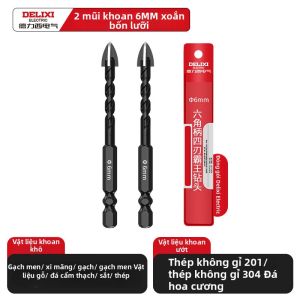 DELIXI Electric | Mũi khoan lệch tâm siêu cứng dùng để khoan bê tông và gạch