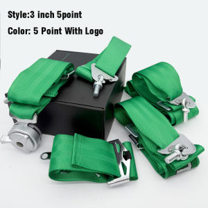 worms | Racing 3inch Car Safety Harness 4/5/6 Point Adjustable Sports Seat Belt Quick Release Nylon Seat Belt