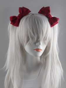 Purple Satin Hair Clip Double Tail Butterfly Knot Hair Accessories Korean Style Princess Home Fashion Hairpins Clamp